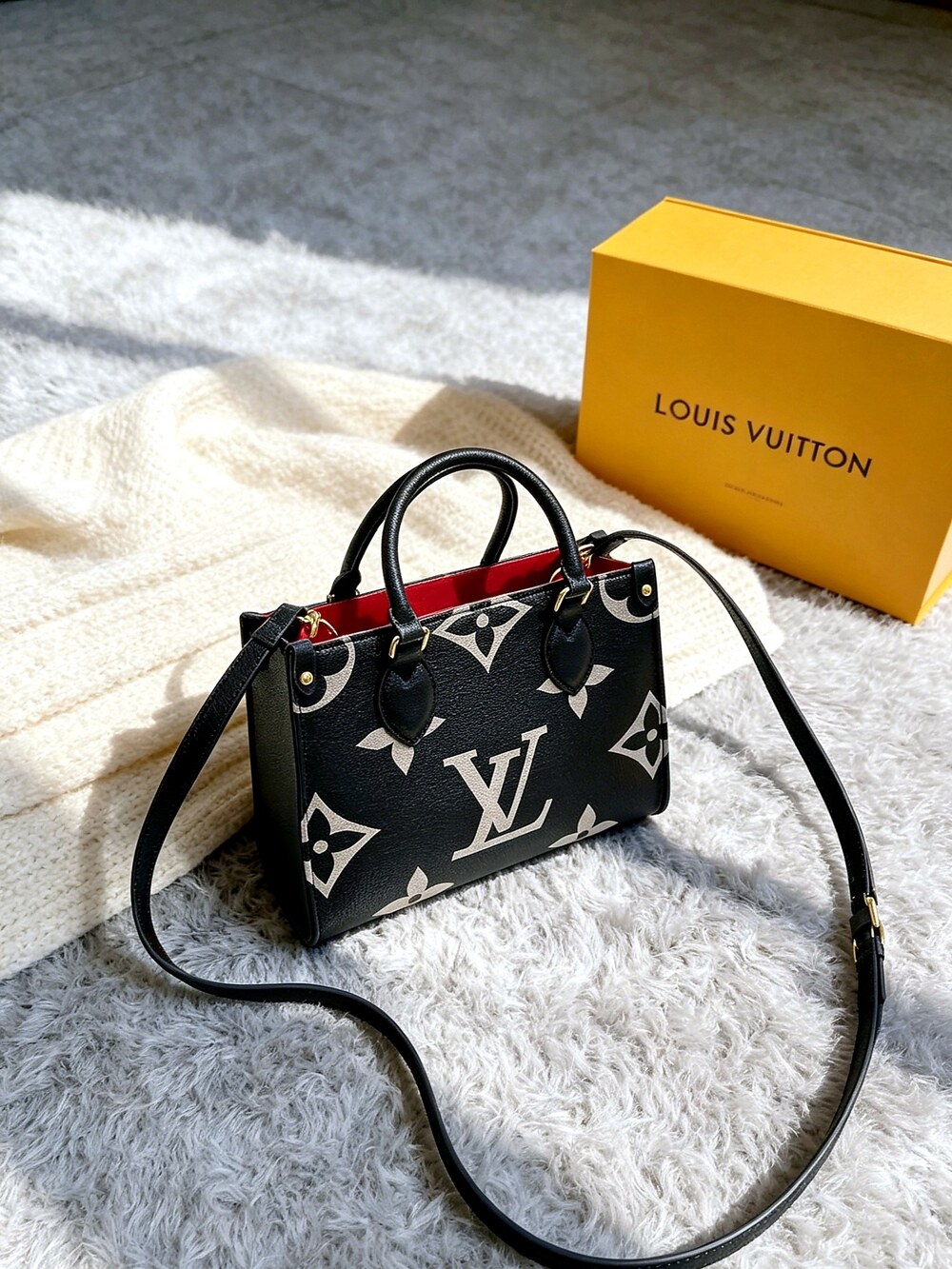 Louis Vuitton Monogram Empreinte Bicolor Black